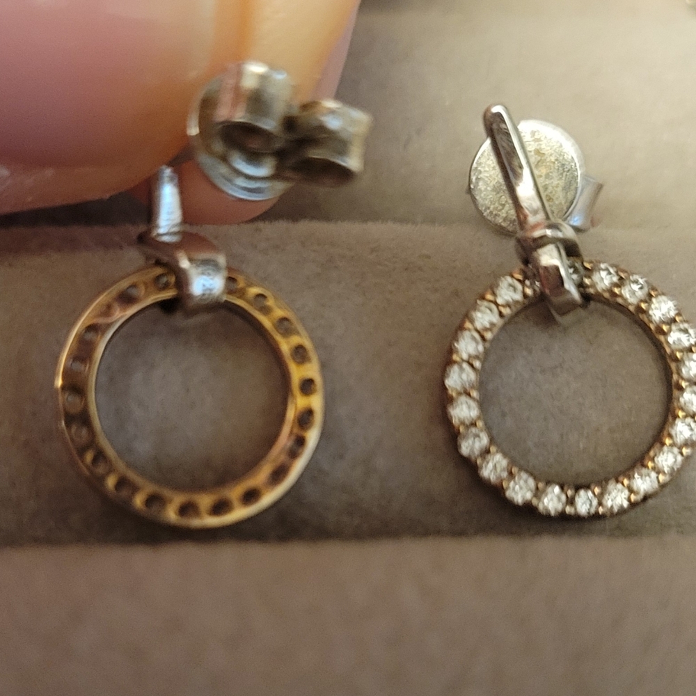 Reeds gems earrings - Picture 3 of 3